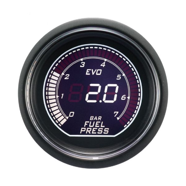 Gauge 612 Black Lens Fuel Pressure