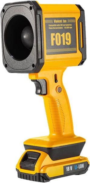 Turbofan Blower, 1000w, Air Blower Handheld Turbo Jet Fan with 18v Battery