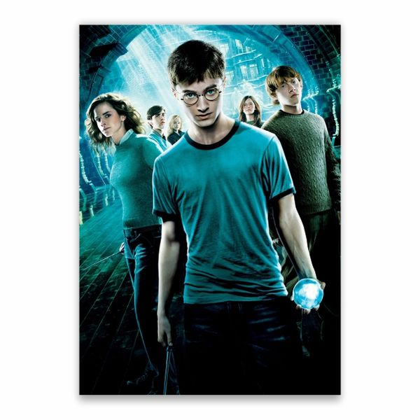 Harry, Hermoine, Ron, Ginny, Neville And Luna Poster - A1
