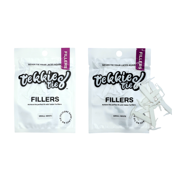 Tekkie Ties Small White Fillers