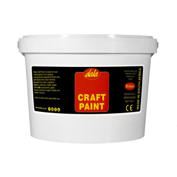 Craft Paint Metallic Rose Gold 5L