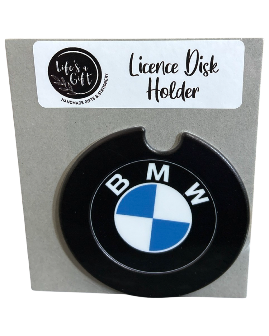 Bmw license store disc holder