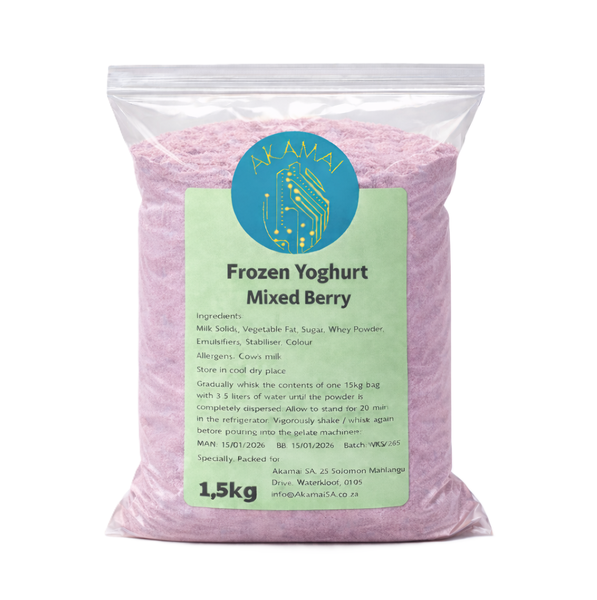 Frozen Yoghurt Powder Premix - Mixed Berry Flavour - Makes 5kg