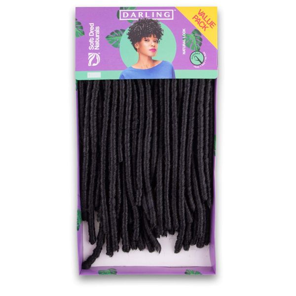 Darling - Soft Dred Naturals 16" Value Pack - Colour #1 - 1 Pack