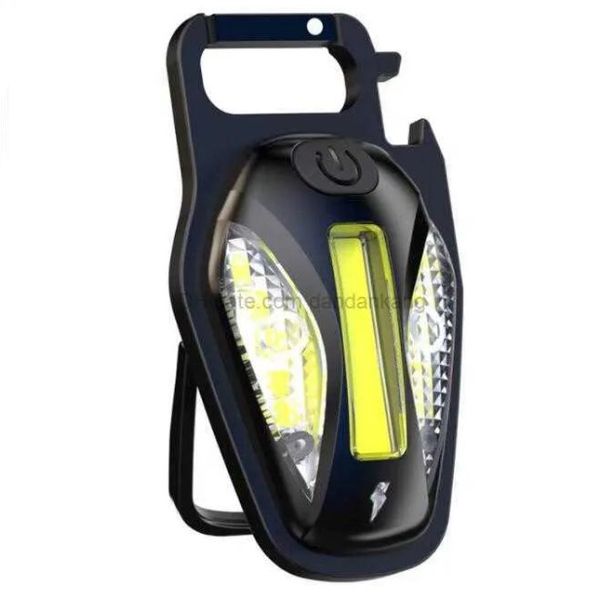 COB Mini Rechargeable LED Work Light Waterproof Portable Flashlight