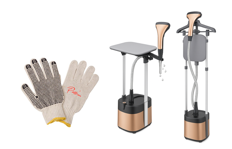 Hoffmans 2 in1 Powerful 2L Garment Steamer with Passion Heat Gloves