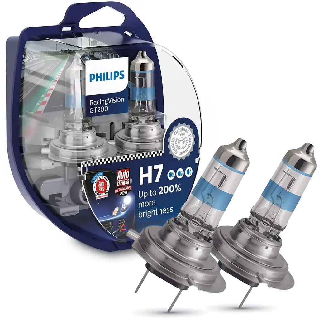 Philips H7 Headlight Bulb 200% brighter light RacingVision GT200 (Set of 2), Shop Today. Get it Tomorrow!