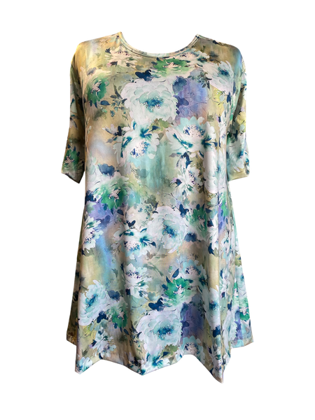 Plus Size Floral Bon Bon Top