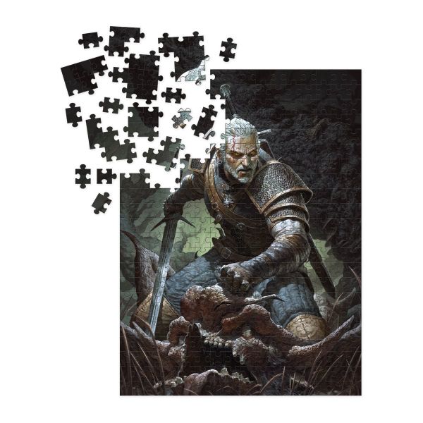 Dark Horse The Witcher 3 Wild Hunt: Geralt Trophy Puzzle - 1000 Pieces