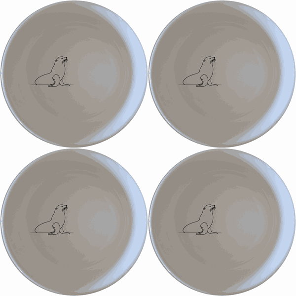 Cape Fur Seal Bowl Set of 4 - Range 2