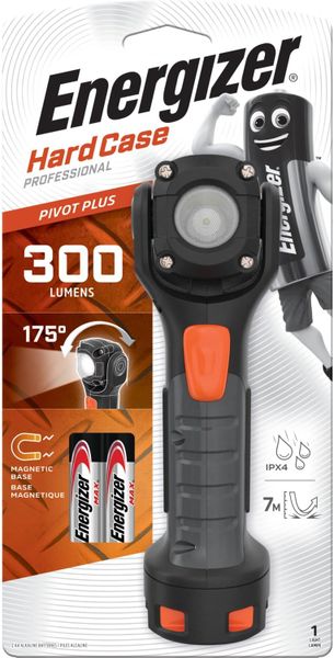 Energizer Hard Case Pro Pivot Plus Light Incl. 2x AA