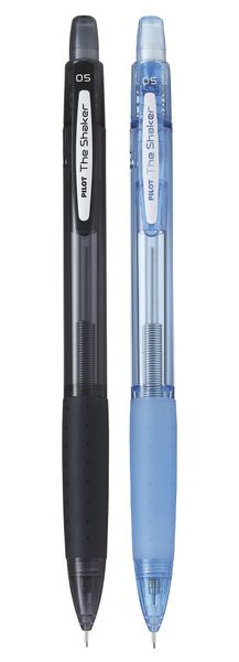 Pilot The Shaker Clutch Pencil 0.5mm Pack of 2 - Black and Sky Blue