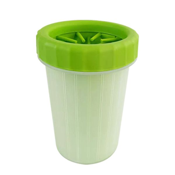 Pet Paw Cleaner Cup - Dog Foot Washing Cup with Soft Silicone Brushes