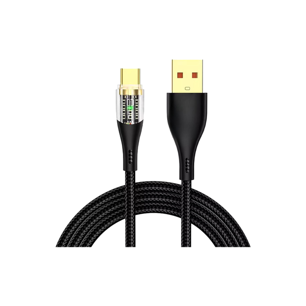 Translucent Type-C Charging Cable - Durable, Fast Charging