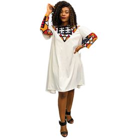 Africa Fashion House Kundai Cream CS Ndebele Dress | Shop Today. Get it ...