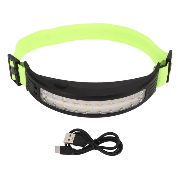 Induction Headlamp Cob Lightweight 1200mah Red White Warm