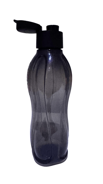 Tupperware Orange Green Flip Top Water Bottle 750ml