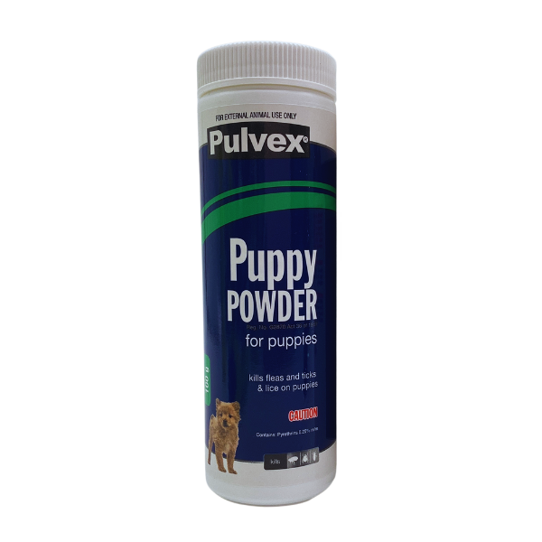 Pulvex Puppy Powder 100g - Flea, Tick &amp; Lice Control for Puppies