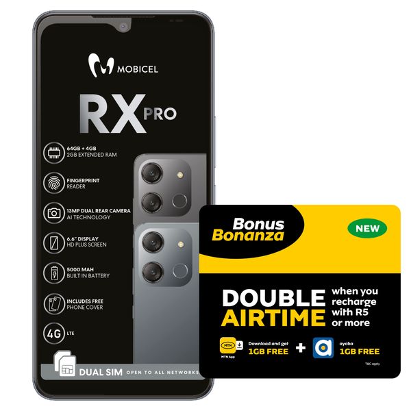 Mobicel RX Pro - LTE DS - Artic Grey