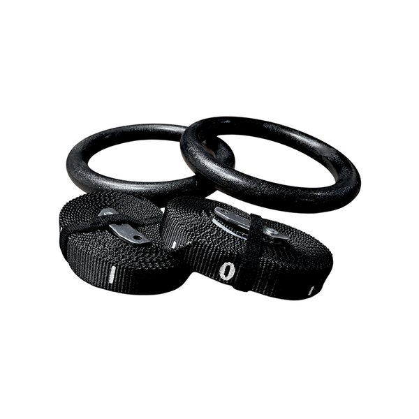 AlphaState Gymnastics Rings - Plastic with Straps