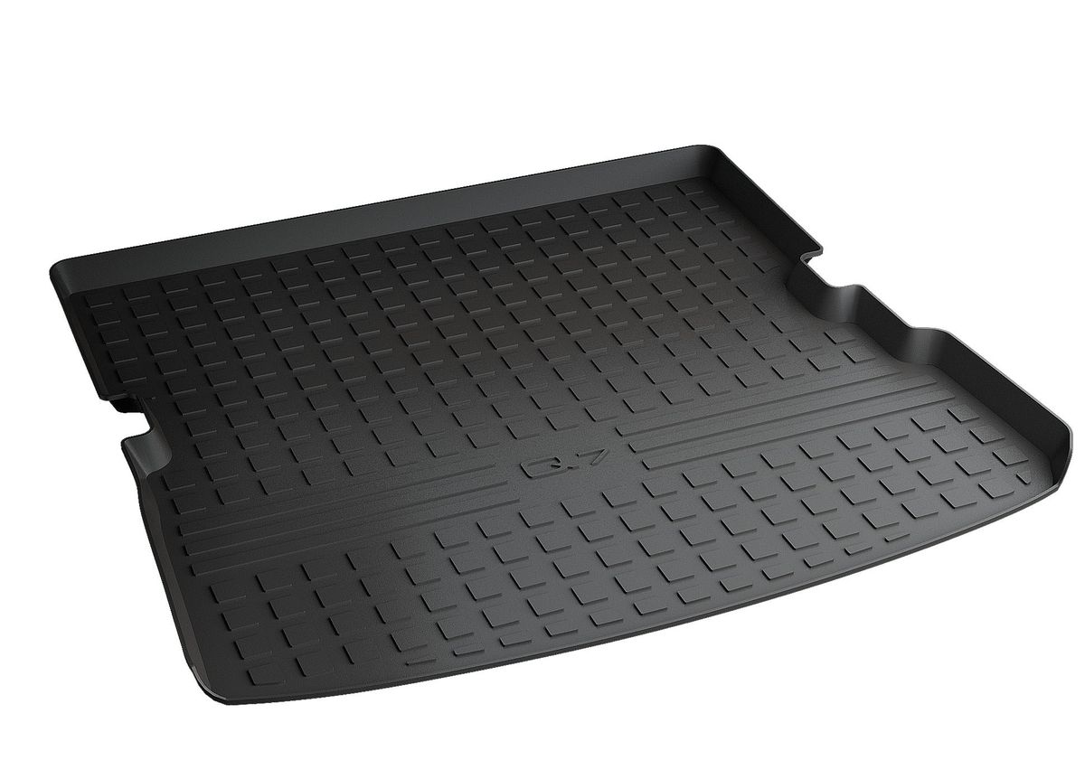 Tappetino Gomma Auto Per Audi Q7 I (2006-2015) – Lato Guidatore, Antiscivolo, Bordo Alto