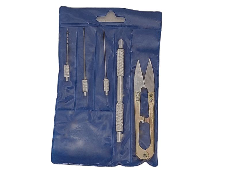 Carp Fishing Rigging Bait Needle kit with Boilie &amp; Line Cutter Set - 5Piece