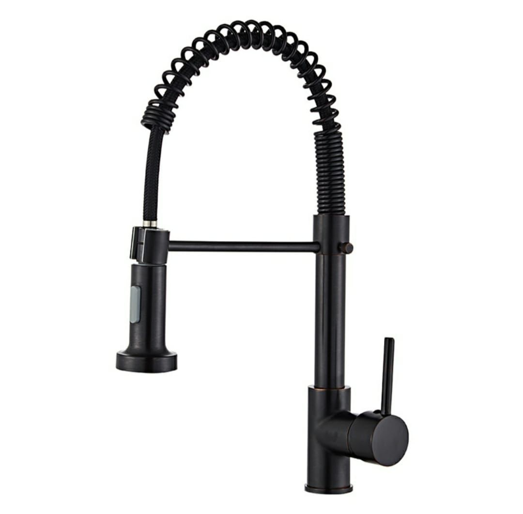 Naledi Black-Pullout kitchen mixer