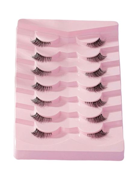 7 Pairs Half Eye False Eye Lashes