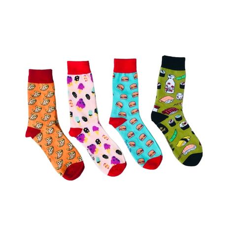 Adult Unisex Funky Socks (Set of 4) Food, Shop Today. Get it Tomorrow!