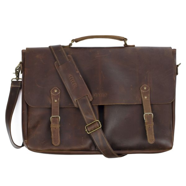 Genuine leather Laptop bag Satchel