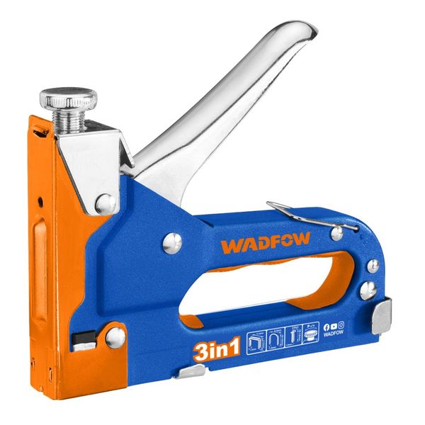 Wadfow - 3 in 1 Staple Gun (Standard, U-Shape &amp; Brad Nails)
