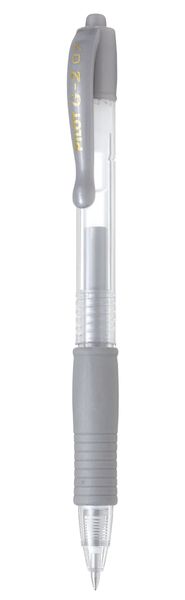 Pilot G-2 0.7 Gel Retractable Pen - Box of 12 - Silver