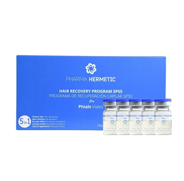 Pharma Hermetic Hair Recovery Program SP 55 Professional Phials 5 x 5ml