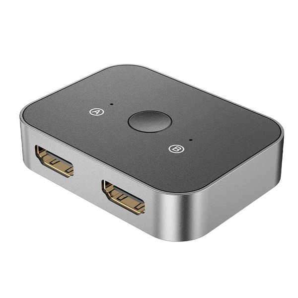 HDMI 2.1 Bi-Directional Switcher 2-in-1/1-in-2 8K HDR VRR Plug Play