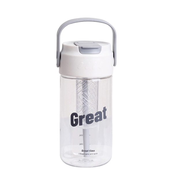 Motivational Water Bottle with Straw 800 ML