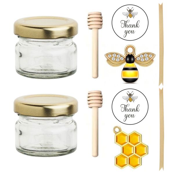 Mini Honey Jar Gift Favour Set