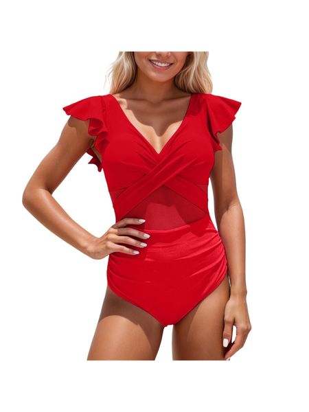 Piece Swimsuit Beach Pool Swimsuit image