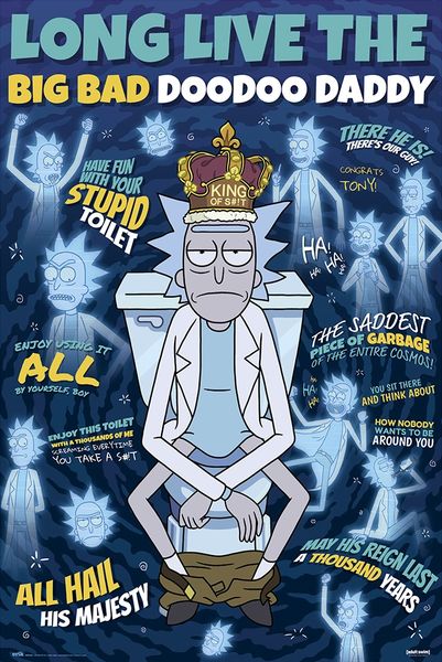 Rick and Morty - Doo Doo Daddy Poster