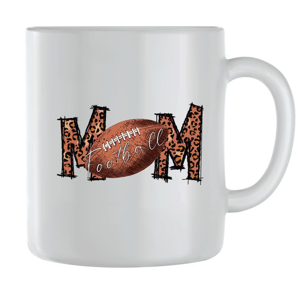Football2 Coffee Mugs for Sports Women Trendy Mom Graphic Mother Present068