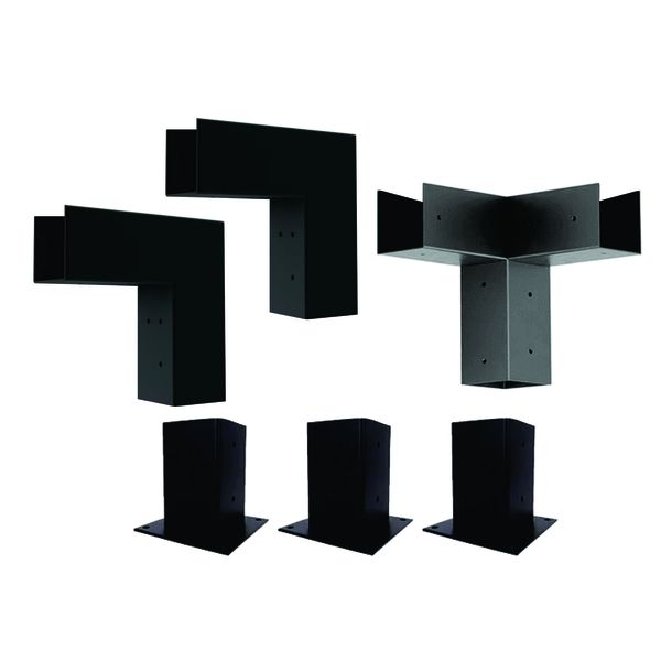 Pergola - 3 Post Corner Structure DIY bracket kit