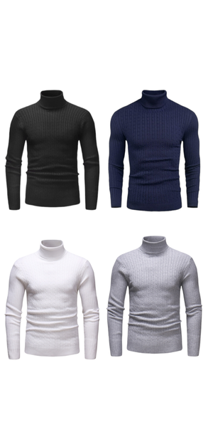 4 Winter Turtleneck/ Pullover Sweater for Men