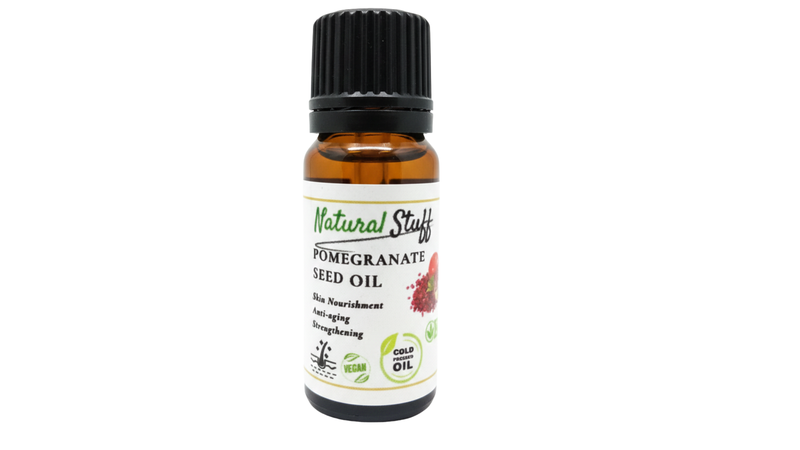 Natural Stuff Pomegranate Oil - Cold-Pressed Perfection Hair, Skin &amp; Nails