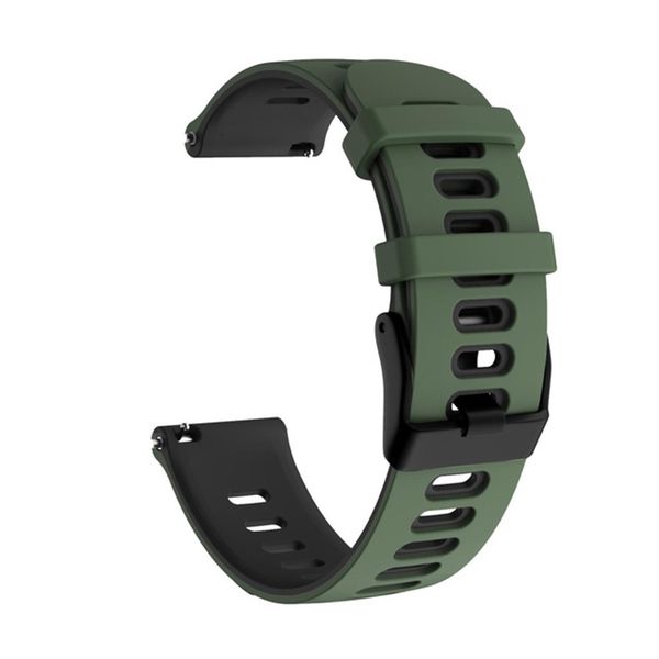 22mm Two-Tone Silicone Watch Strap Compatible with Huawei Watch GT3 46mm