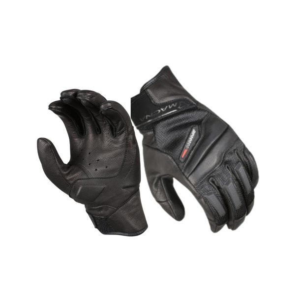 Macna Catch Black Motorcycle Gloves