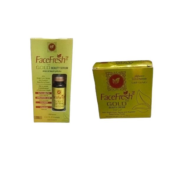Face Fresh Gold Cream and Serum Combo