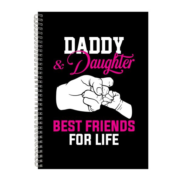 Daddy And Daughter Notebook Father's Day Gift Idea A4 Notepad 137