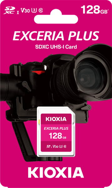 Kioxia 128GB 100Mb/s SD Card C10 Exceria Plus