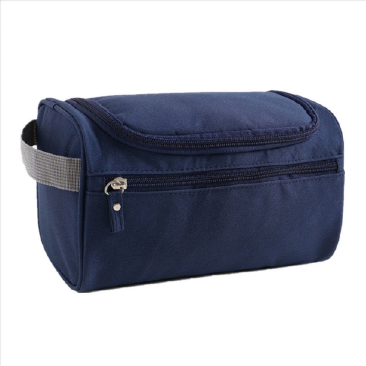 Toiletry Bag Hanging Dopp Kit,Water Resistant Canvas Shaving Bag - Blue