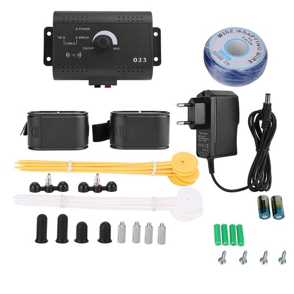 Waterproof Rechargeable Dog Training Electric Fence System with 300m Wire