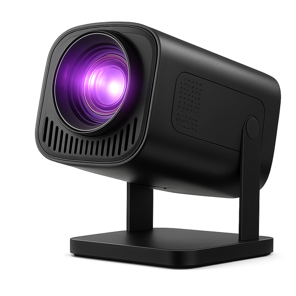 HY300X Portable Mini Projector with 1080P HD, 180 Rotating Full HD Display